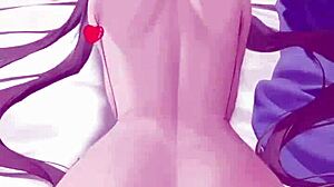 Ik ben geobsedeerd met deze wilde hentai anale beuking