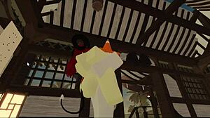 Vadia demônio leva pau duro no anal roblox