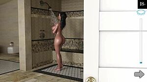 Cartoon porn with a MILF and a big dick