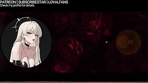 Femdom chastity audio with AI-generated art and roleplay