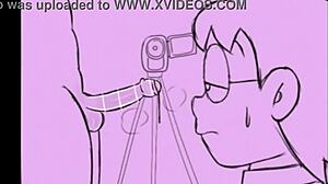 Hentai featuring big-boobed and big-assed anime