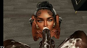 Lin Jordan이 파트 2에서 지저분한 블로우잡 하고 끝냄