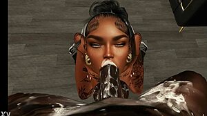 Lin Jordan이 파트 2에서 지저분한 블로우잡 하고 끝냄