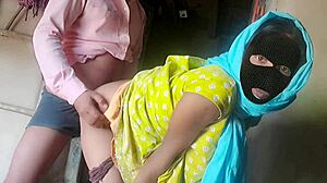 Hot girls in the village have sex at home