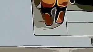 Cartoon - estagiária de férias topa sair com PROFESSOR por dinheiro e ELE GOZA NA BOCA DELA