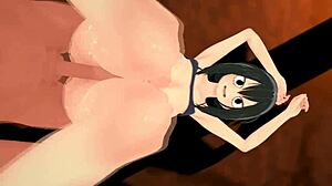 Tsuyu Lived's big tits get pounded in My Hero Academy - Hentai