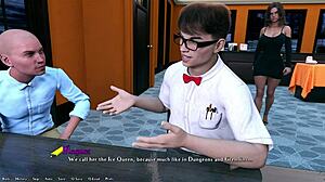 Hot Married Busty Teacher Kisses Deep in Library Scene