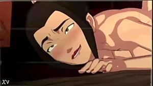 Hentai scena sa požudnim likovima u divljoj eksplicitnoj akciji