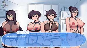 Snow daze зимний забег часть 15 дразнит контроль MILF