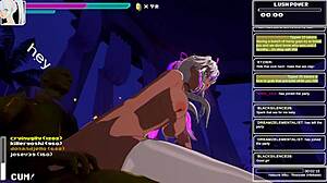 Athena Airis masturbates with big tits