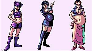 Cartoon and anime pregnant expansion scenes in September 2019