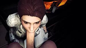 Compilación SFM de blowjob y acción de coño calientes