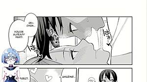 Hot shemale action in anime style