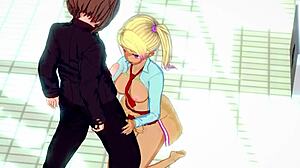 Lyst å se denne hentai-jenta strokke ved bassenget?