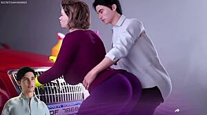 아포칼러스트 씬 - 계모가 꼼짝 못하고 엉덩이에 박히다