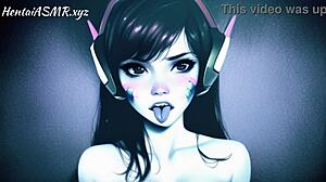Sensual ASMR with DVA from Overwatch