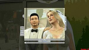 Hot wife cheats with netorare while her husband watches