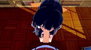 Akeno Library Fuck in HS DxD NTR