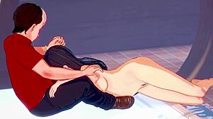 Tifa Lockhart Screws an Ugly Guy in Final Fantasy Hentai