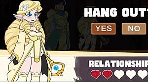 Cartoon witches and princesses having fun with sex in an erogame