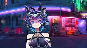 Hentai Slut Masturbates on Webcam