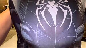Amateur couple’s kinky sex session with cosplay twist
