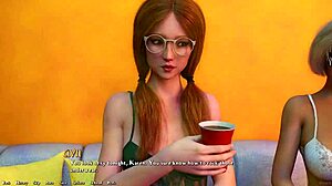 Big-boobed nerd gets her first big cock in Being a Dik