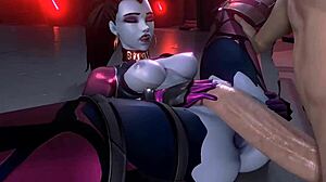 Widowmaker Overwatch 2 Compilation With Intense Anal POV Action