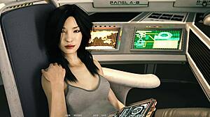 curvy mechanic seduces with huge boobs in unending void tale 12