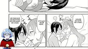 Hot shemale action in anime style