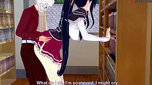 Watch Akeno and Rias in High School DxD: NTR Madness 2