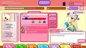 Steamy manga-based game with uncensored cuties and horny teens