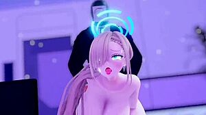 3d anime asuna in micro bikini with outfit details