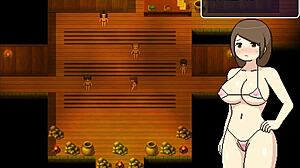 Manga and anime style adult game with cartoon-like characters