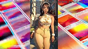 thick anime beauties dominate in ai photoshoot