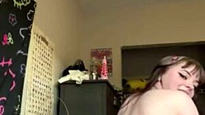 Bigtiddieanimegf Rides Huge BBC Dildo