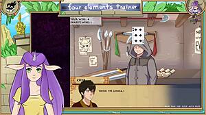 Аватар Четыре Элемента Тренер Часть 34: Анальный Оргазм с Май