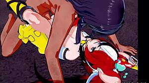 punishing rat in a sneaky hololive hentai parody, so wild