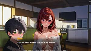Corrupted by Love 1.0, corruption route part 4, sharing big tits and tight pussy in game