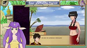 Avatar Four Elements Trainer Part 34: Anal Orgasm with Mai