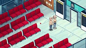 honeysun tutorial kicks off with redhead stewardess blowjob action