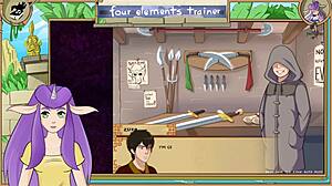 Avatar Four Elements Trainer Part 34: Anal Orgasm with Mai