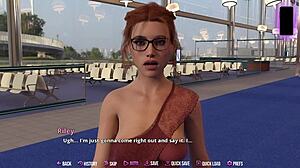 college kings 2 ape route starts with busty redhead off the plane