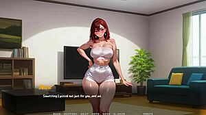 Hentai game with small tits and big ass lovers