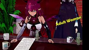 punishing rat in a sneaky hololive hentai parody, so wild