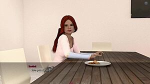 Redhead 18-Year-Old Stepsister in Sexy Lingerie Craves Action