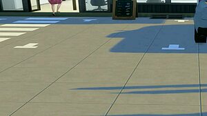 Athletic Latina pawg taken from behind in deli bathroom scene