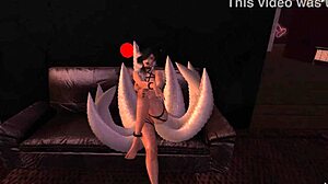 Public display of the fox spirit in Second Life