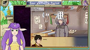 Avatar Cuatro Elementos Entrenador Parte 34: Orgasmo anal con Mai