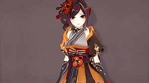 Chiori Banging Hard in Free POV Genshin Impact Scene